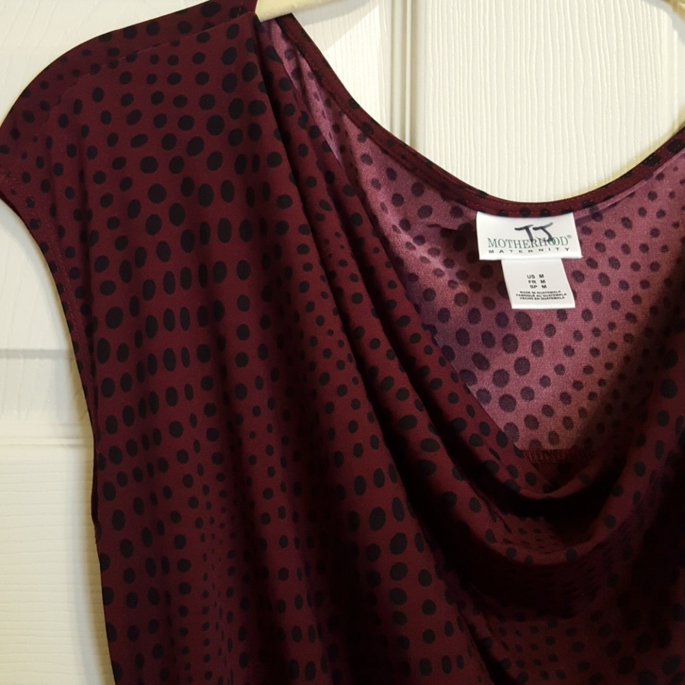 Motherhood Maternity wrap-look dress
